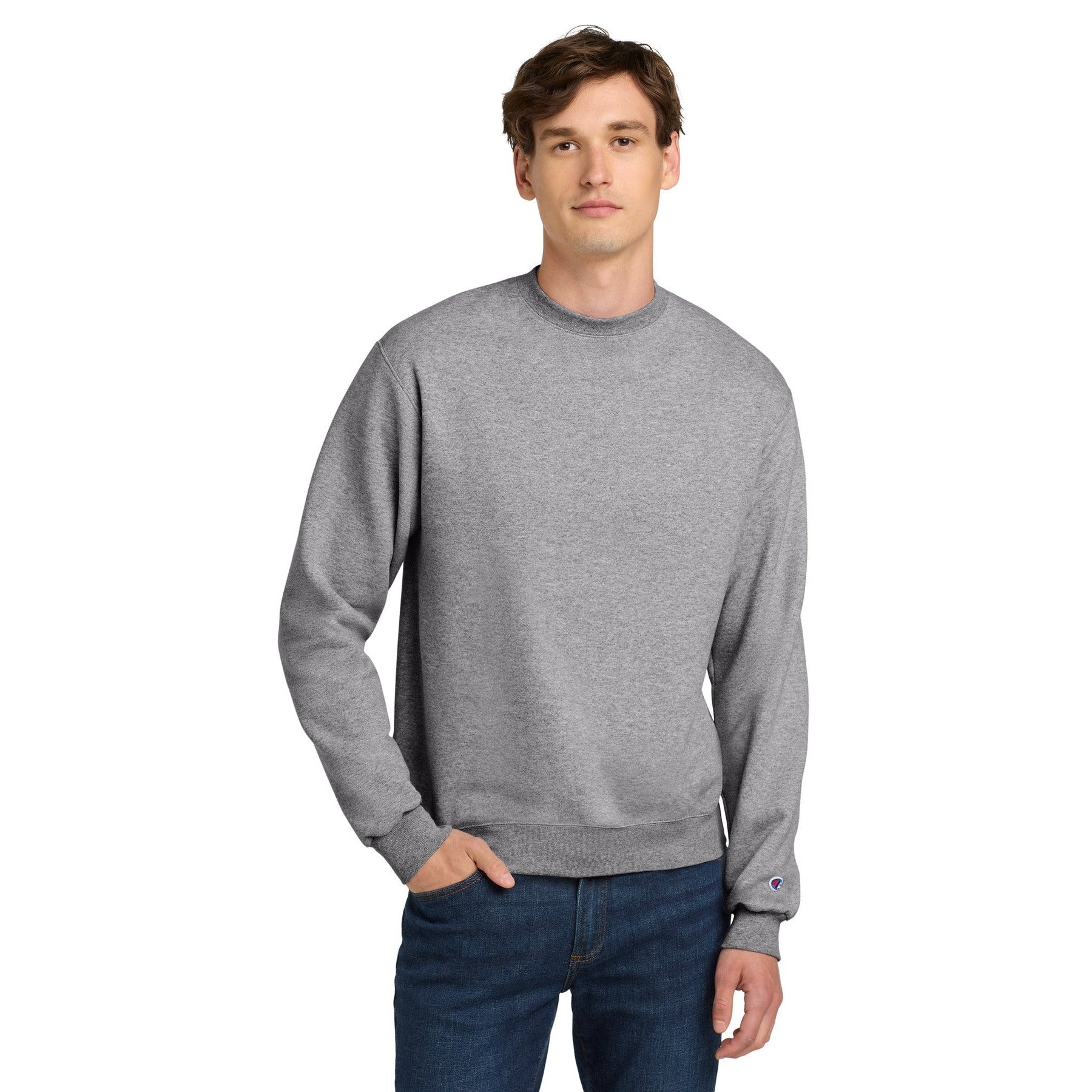 Champion-Champion® Powerblend® Crewneck Sweatshirt. S6000-MedTech-5